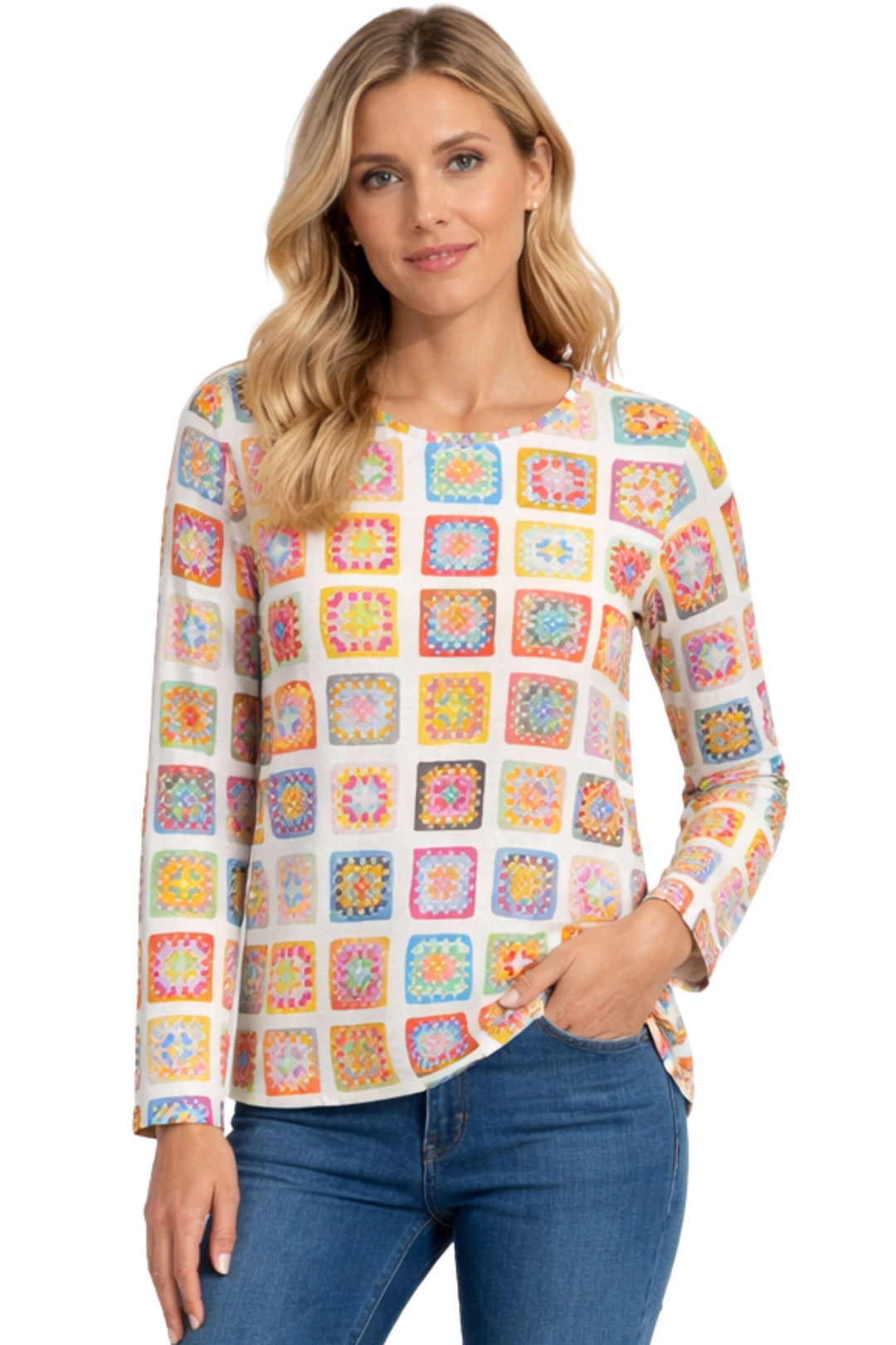 ART AND SOUL TOP - FO7794AOP