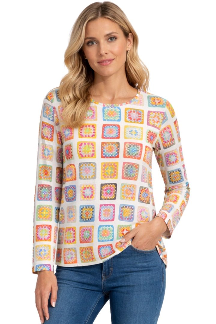 ART AND SOUL TOP - FO7794AOP