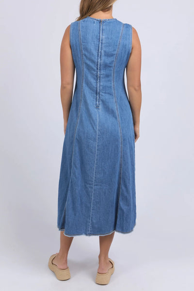 SOLENE DENIM DRESS - 55D0220