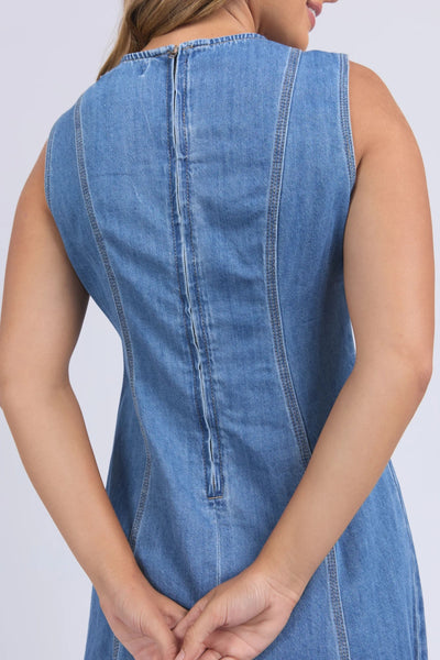 SOLENE DENIM DRESS - 55D0220