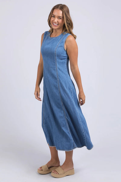 SOLENE DENIM DRESS - 55D0220