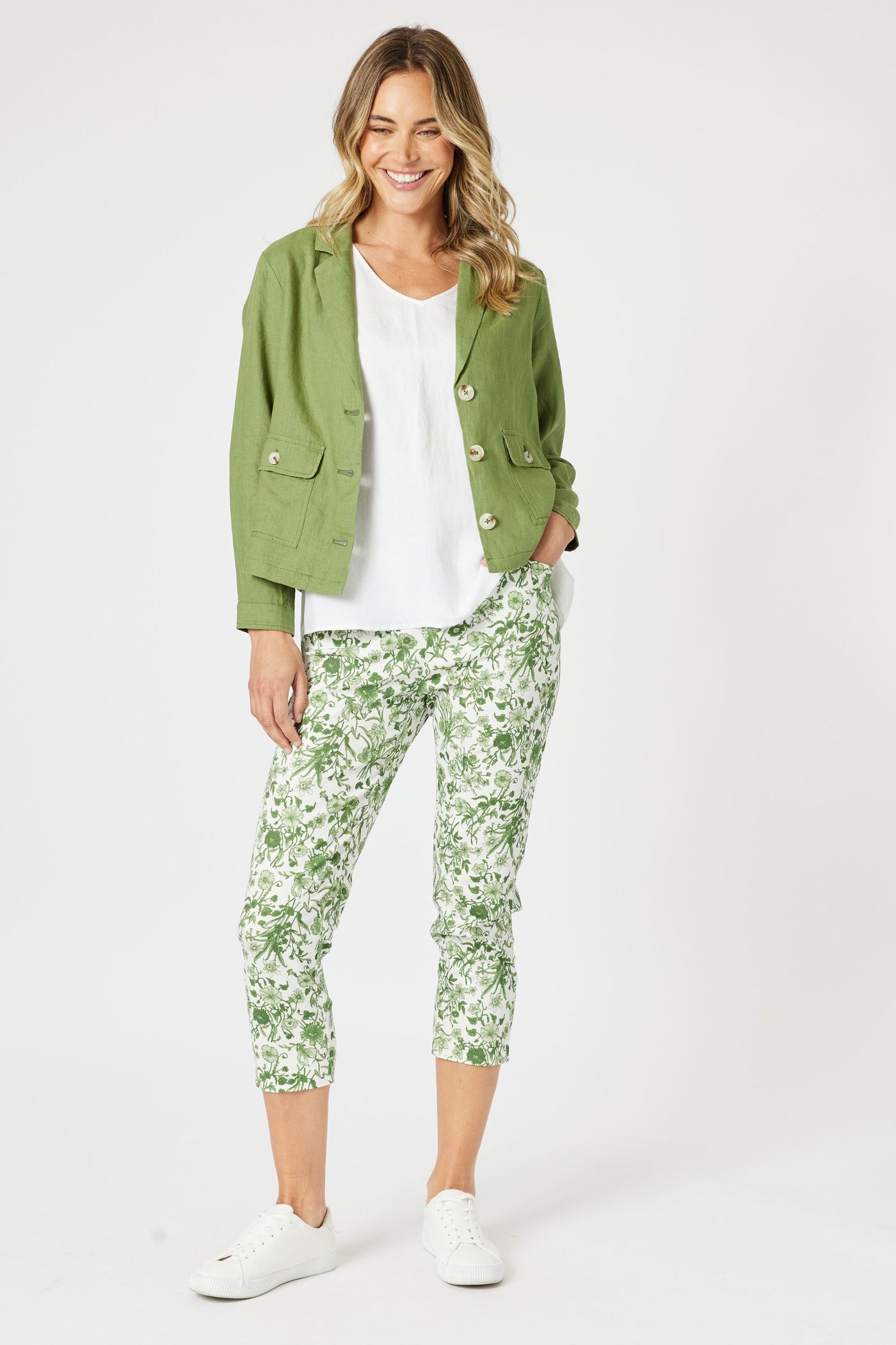 DANIELLE LINEN JACKET - 37285GS