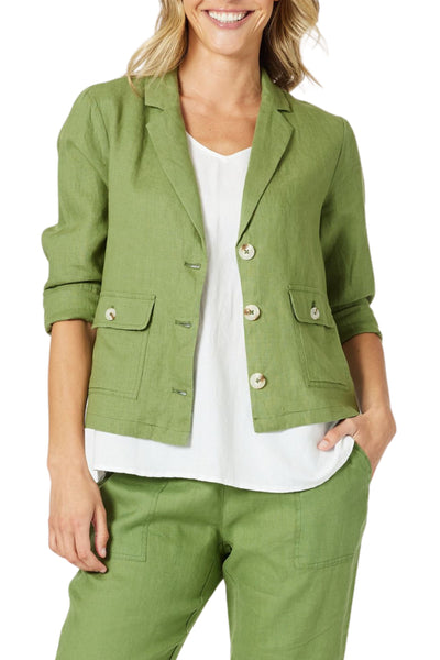 DANIELLE LINEN JACKET - 37285GS