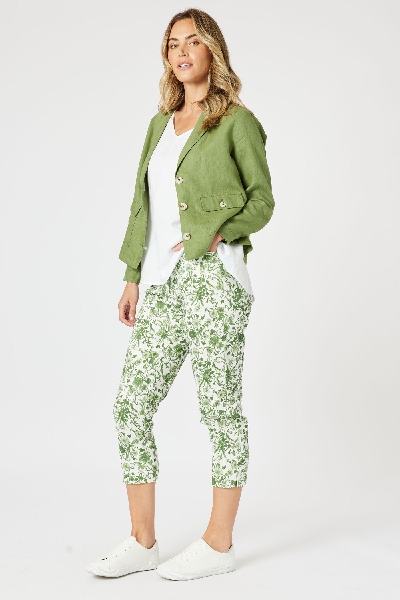 DANIELLE LINEN JACKET - 37285GS