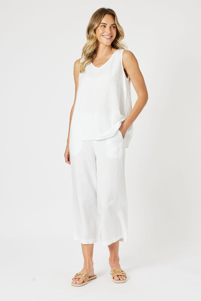 LINO BUTTON BACK CAMI - 48122GS