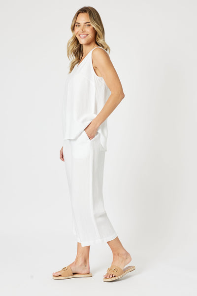 LINO BUTTON BACK CAMI - 48122GS