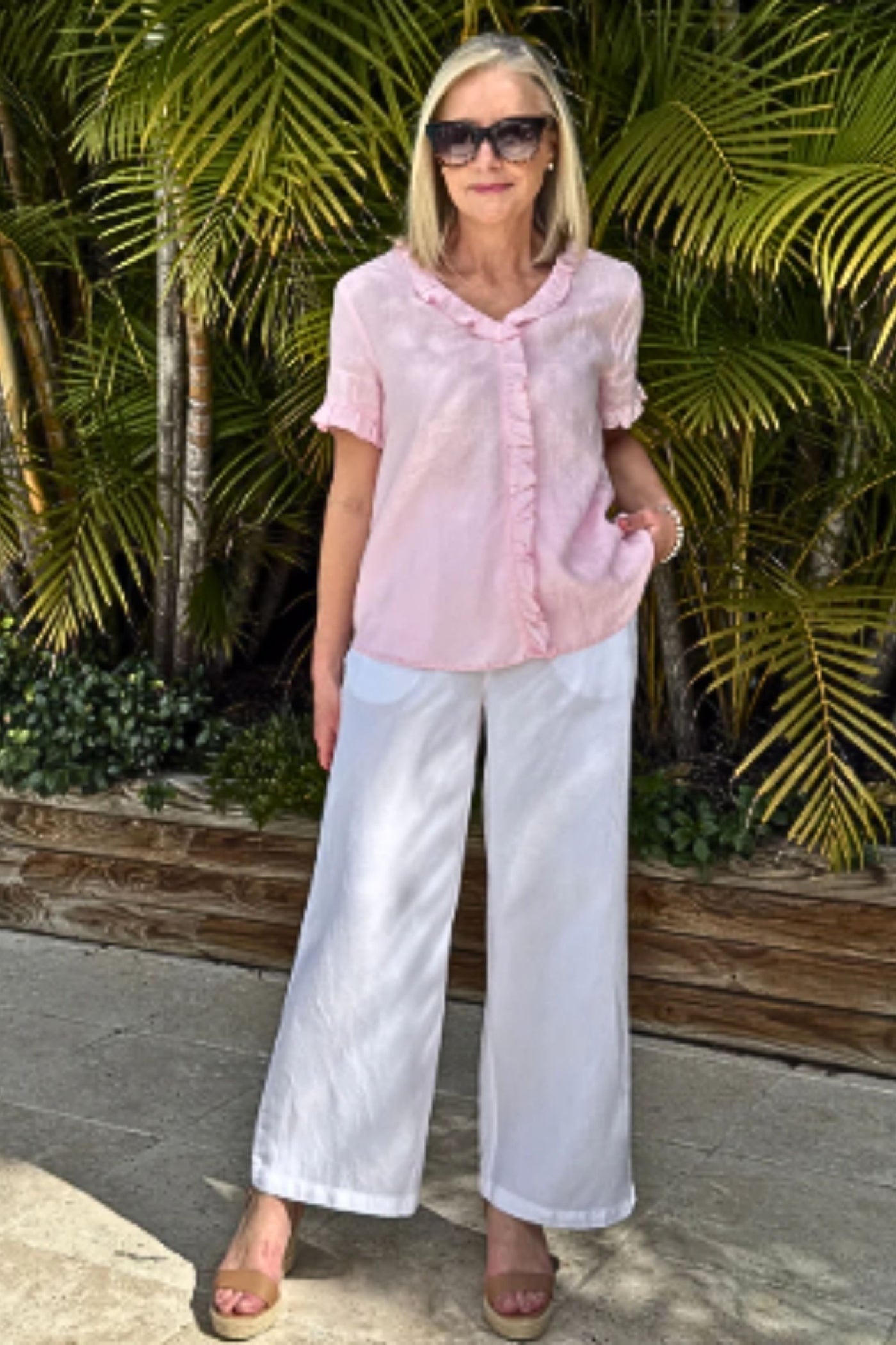LINO WIDE LEG PANT - 47775GS