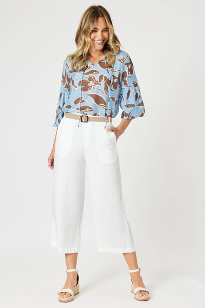 LINO WIDE LEG PANT - 47775GS