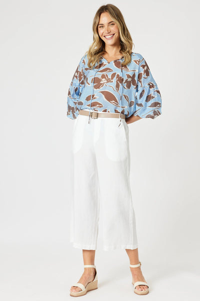 LINO WIDE LEG PANT - 47775GS
