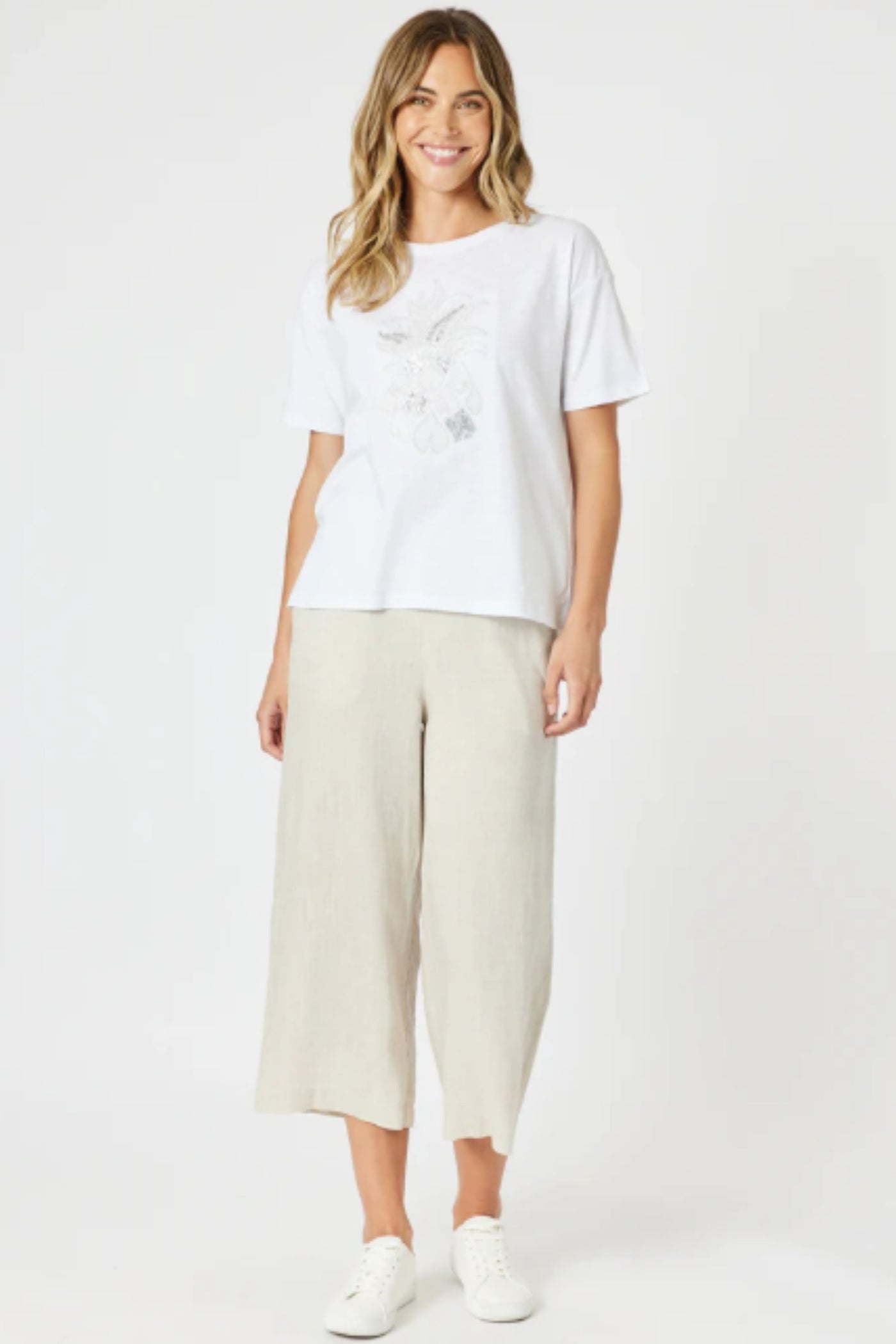 SILVER PINEAPPLE TEE - 48059GS