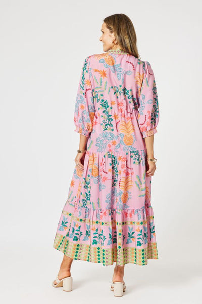 MARDI GRAS PRINT DRESS - 47981HV