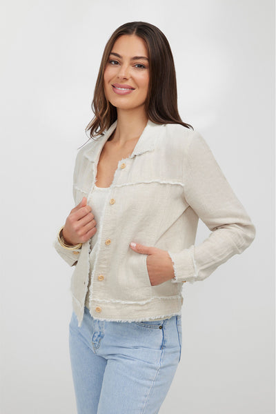 BELLA LINEN JACKET - HS24215