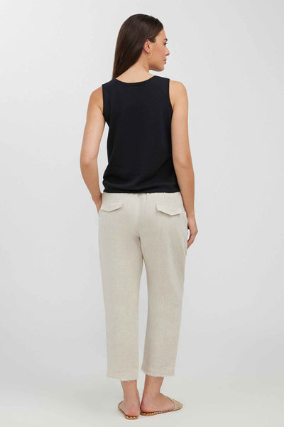 LIDO 3/4 LINEN PANT - HS24216