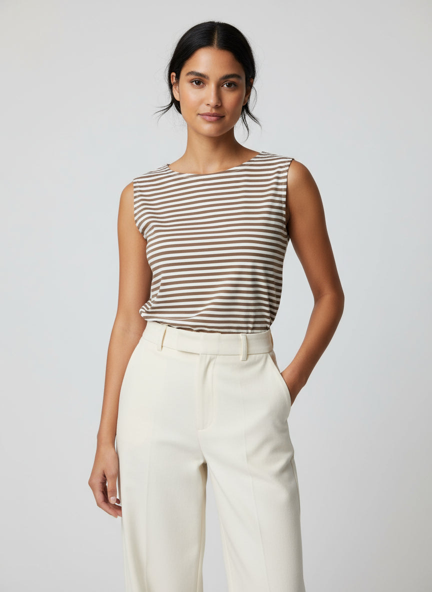 PALAZZO SHELL TOP - F538284