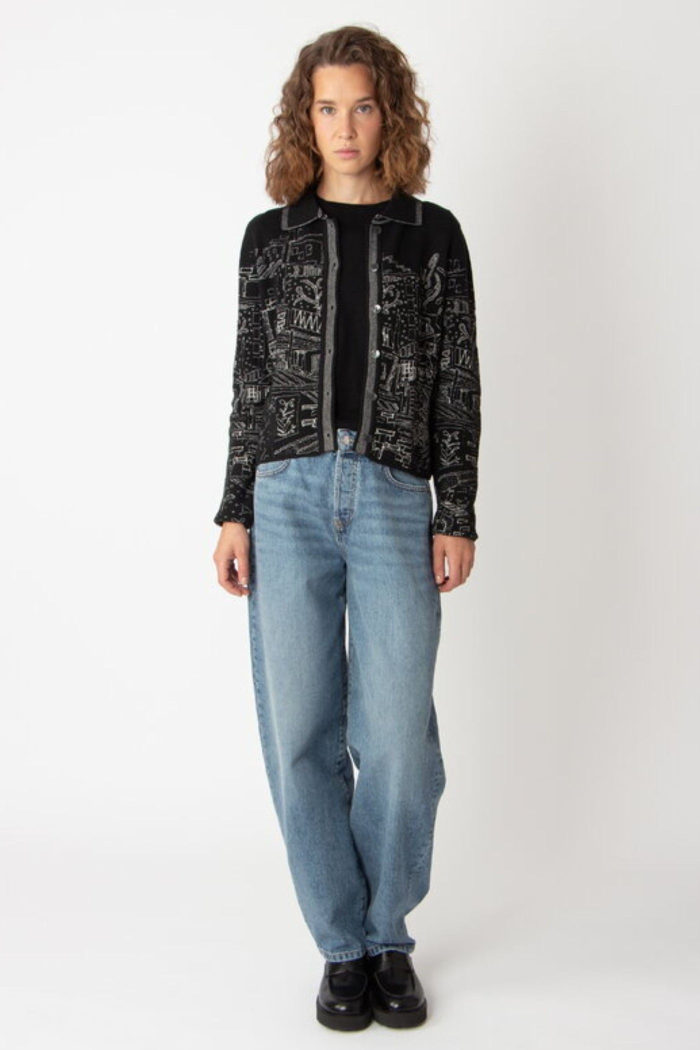 JACQUARD JACKET - 242610