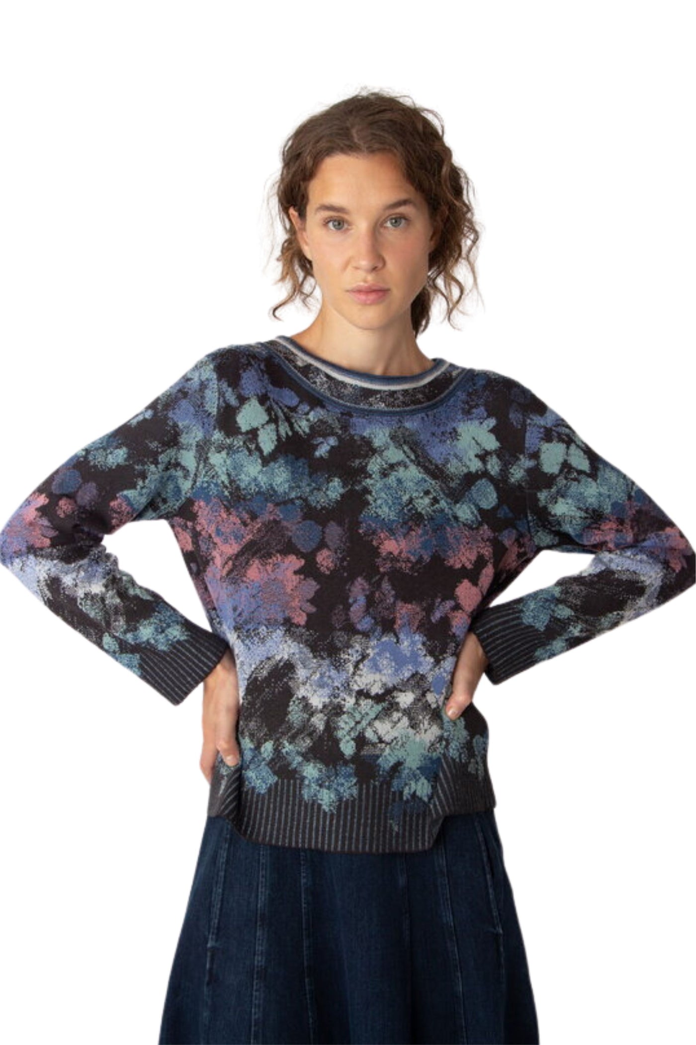 JACQUARD PULLOVER - 242737