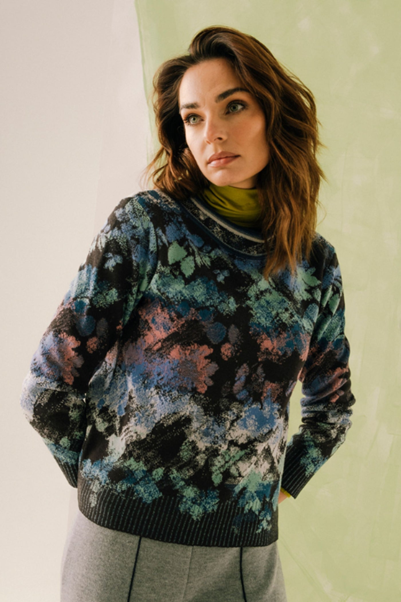 JACQUARD PULLOVER - 242737