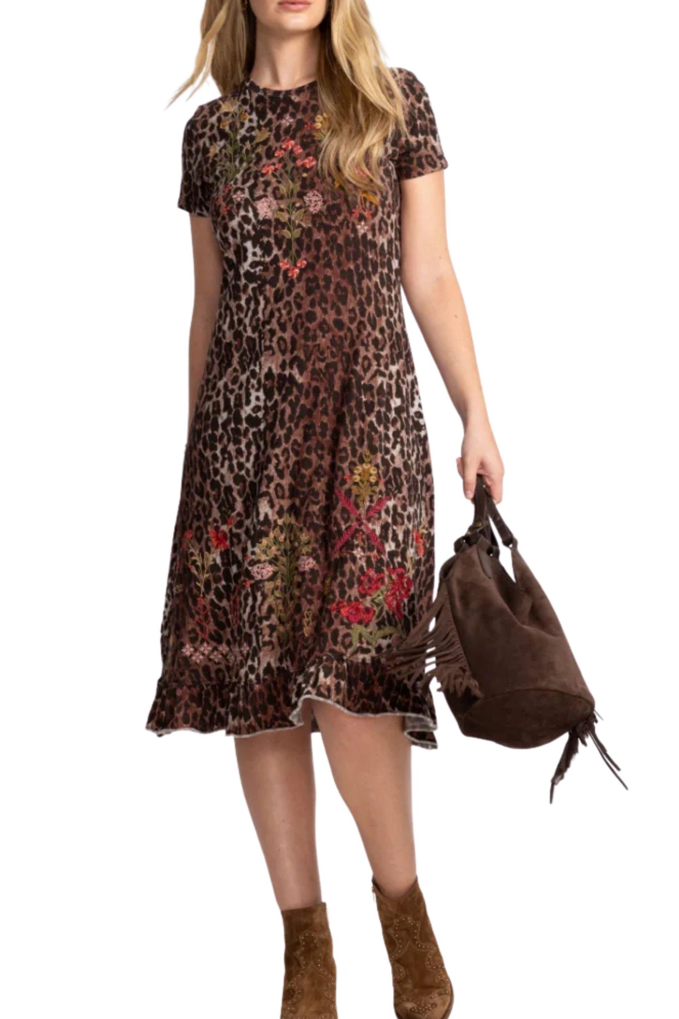 ASYMMETRIC HEM DRESS - J39925-7