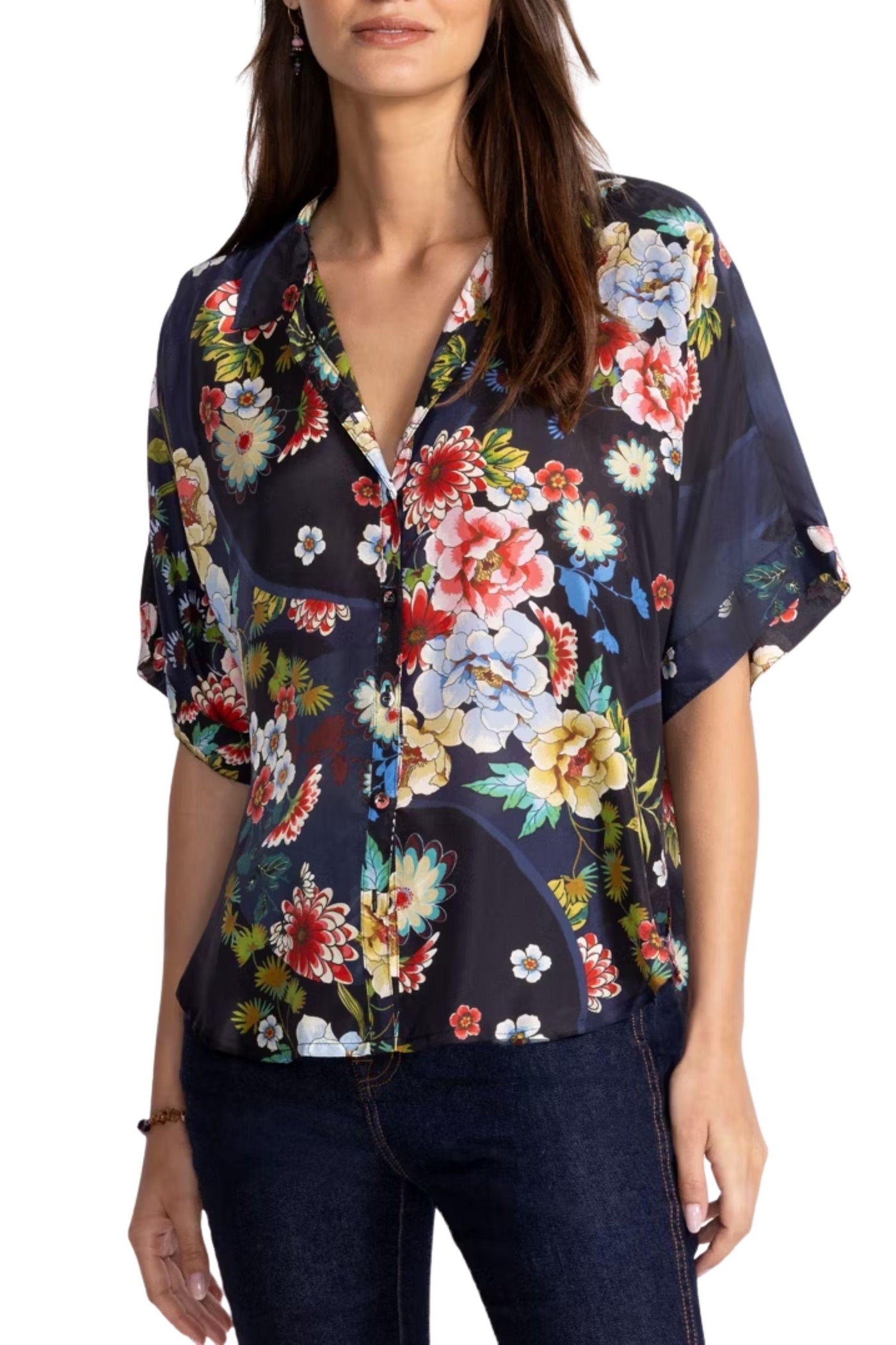 AUDREY S/SLV SHIRT - C10725-7