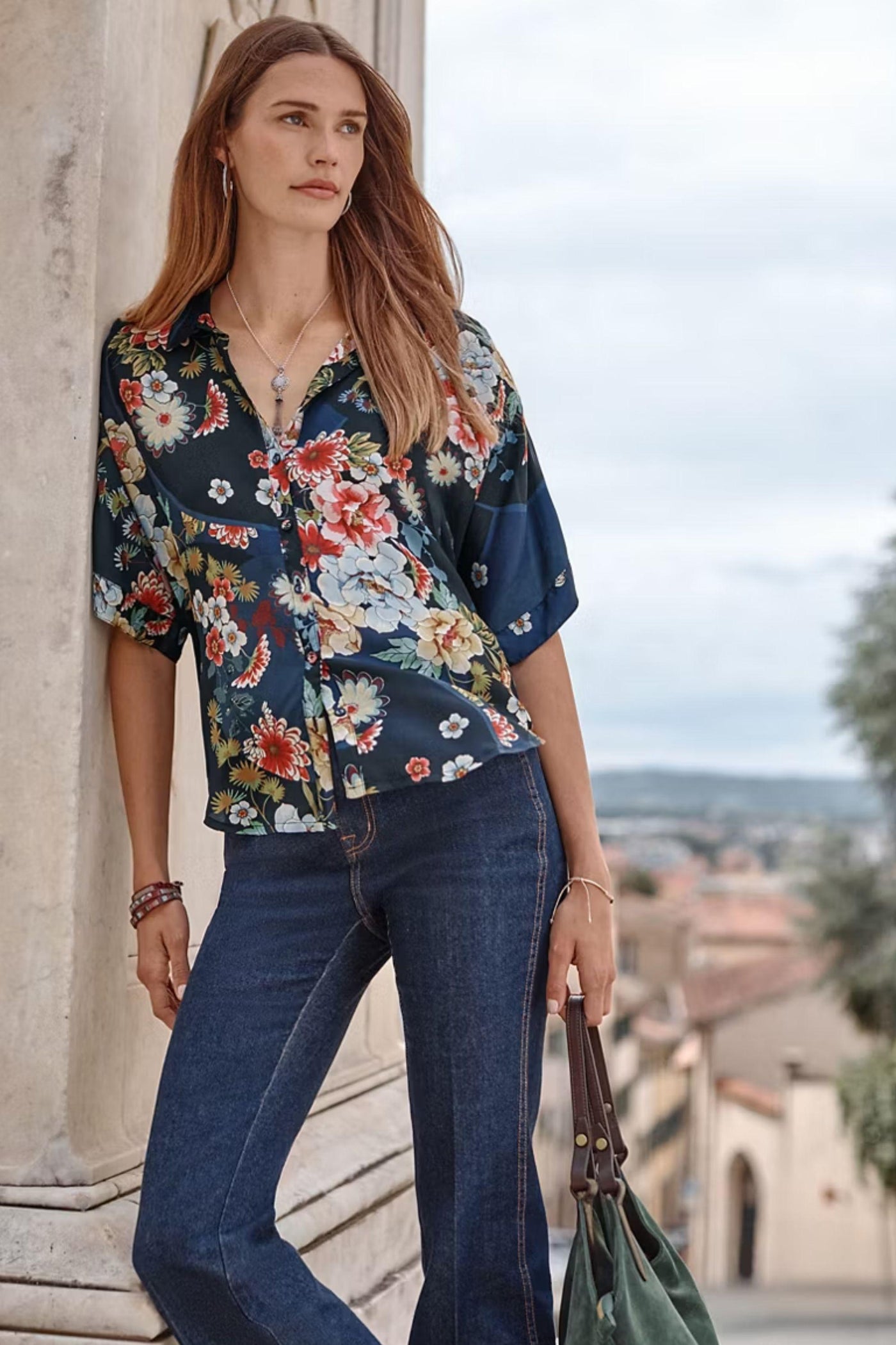 AUDREY S/SLV SHIRT - C10725-7