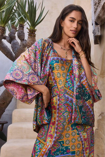 BOMI SEQUIN KIMONO - C40825-6