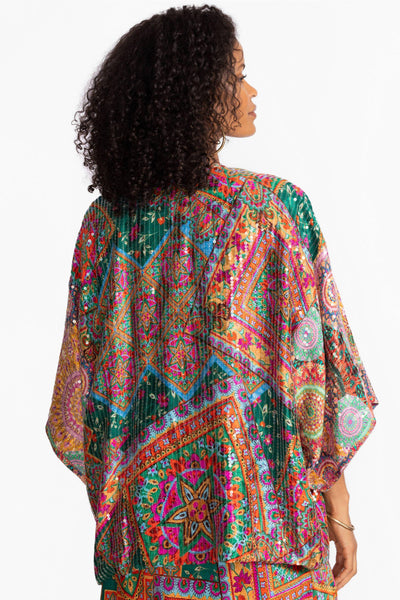 BOMI SEQUIN KIMONO - C40825-6
