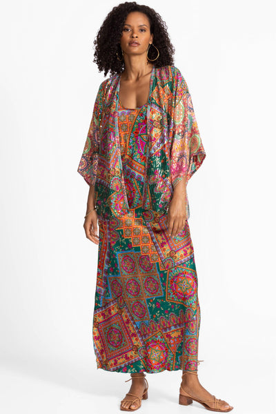 BOMI SEQUIN KIMONO - C40825-6