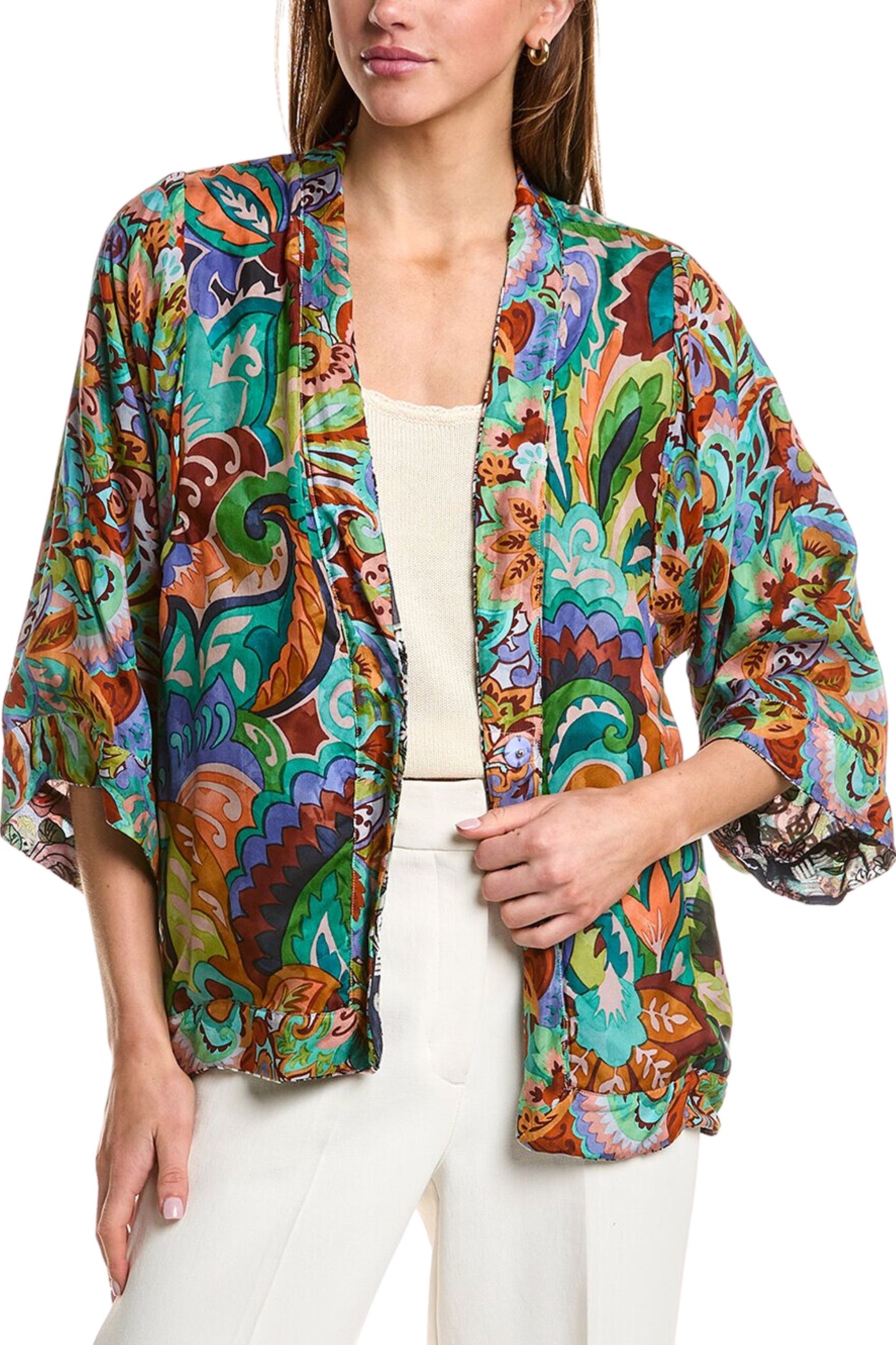 CARWIN BURNOUT KIMONO - C42724A7