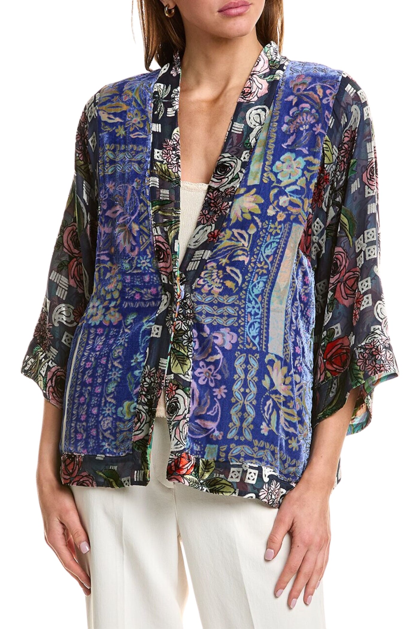 CARWIN BURNOUT KIMONO - C42724A7