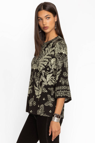 JANIE BELL SLEEVE TOP - T10824-8