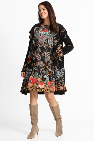 JANIE ELBOW SLEEVE DRESS - T39225-7