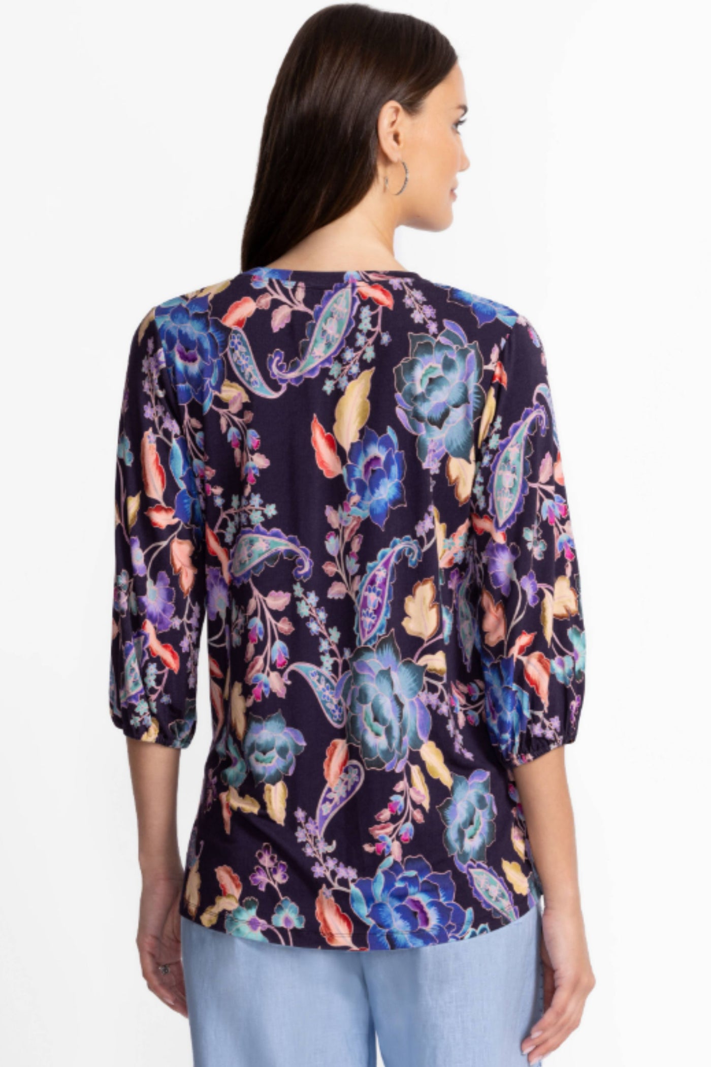 JANIE PUFF SLV TOP - T15825-6