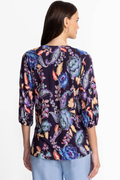 JANIE PUFF SLV TOP - T15825-6