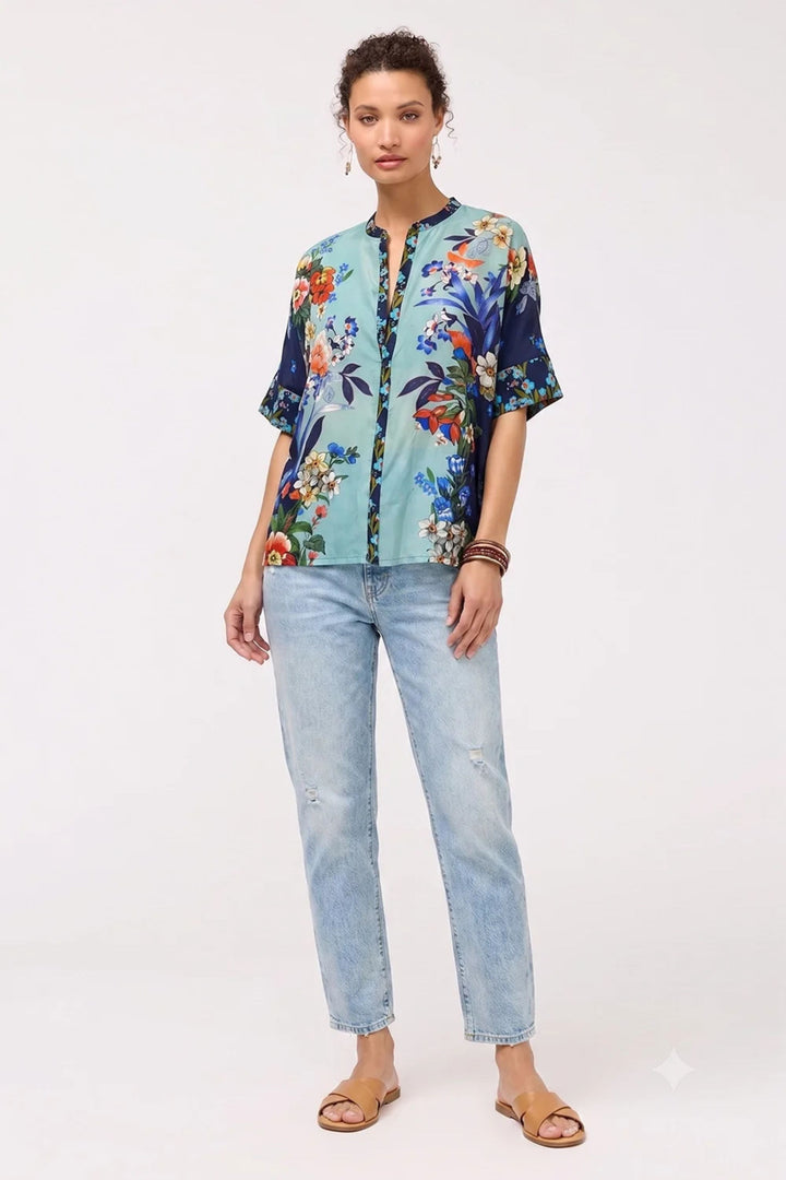 SHIRO BUTTON DOWN SHIRT - C14726-6