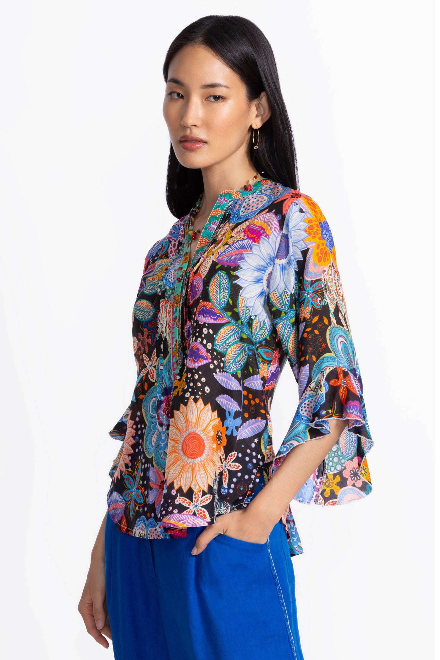 ZELLAH BLOUSE - C15225B3