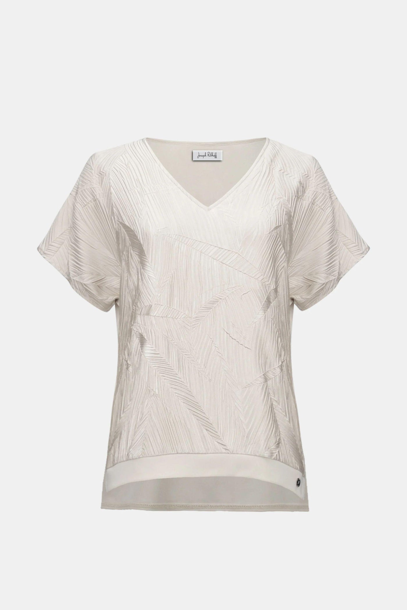 PLEATED SATIN BOXY TOP - 261160JR