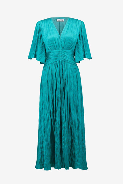 SATIN FIT AND FLARE DRESS - 261962JR