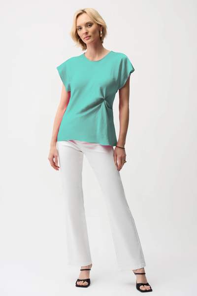 SATIN TWIST FRONT TOP - 261149JR