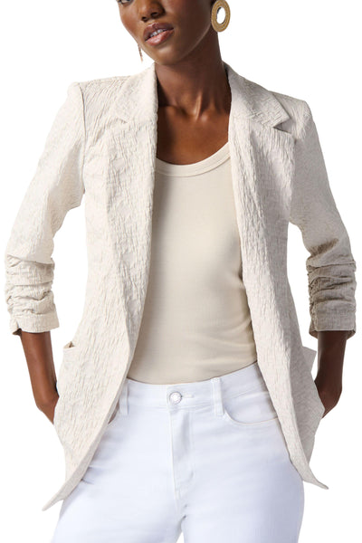 WOVEN JACQUARD BLAZER - 242034S26JR