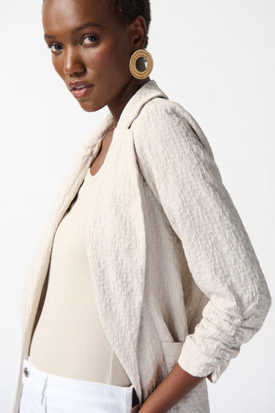 WOVEN JACQUARD BLAZER - 242034S26JR