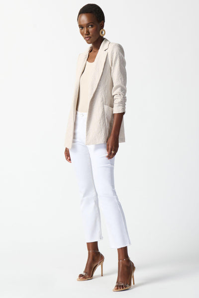 WOVEN JACQUARD BLAZER - 242034S26JR