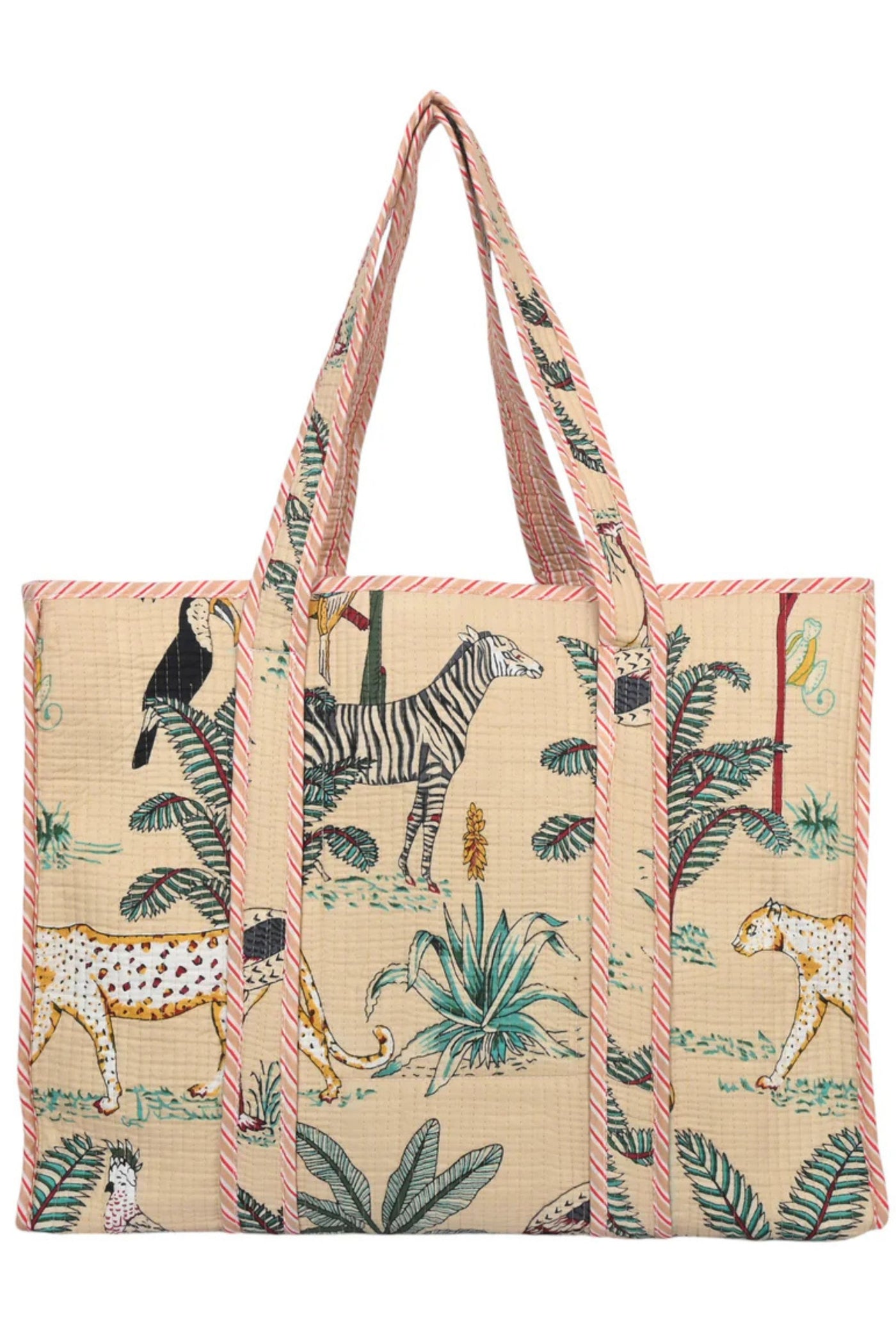 JUNGLE COTTON TOTE - CTJP000