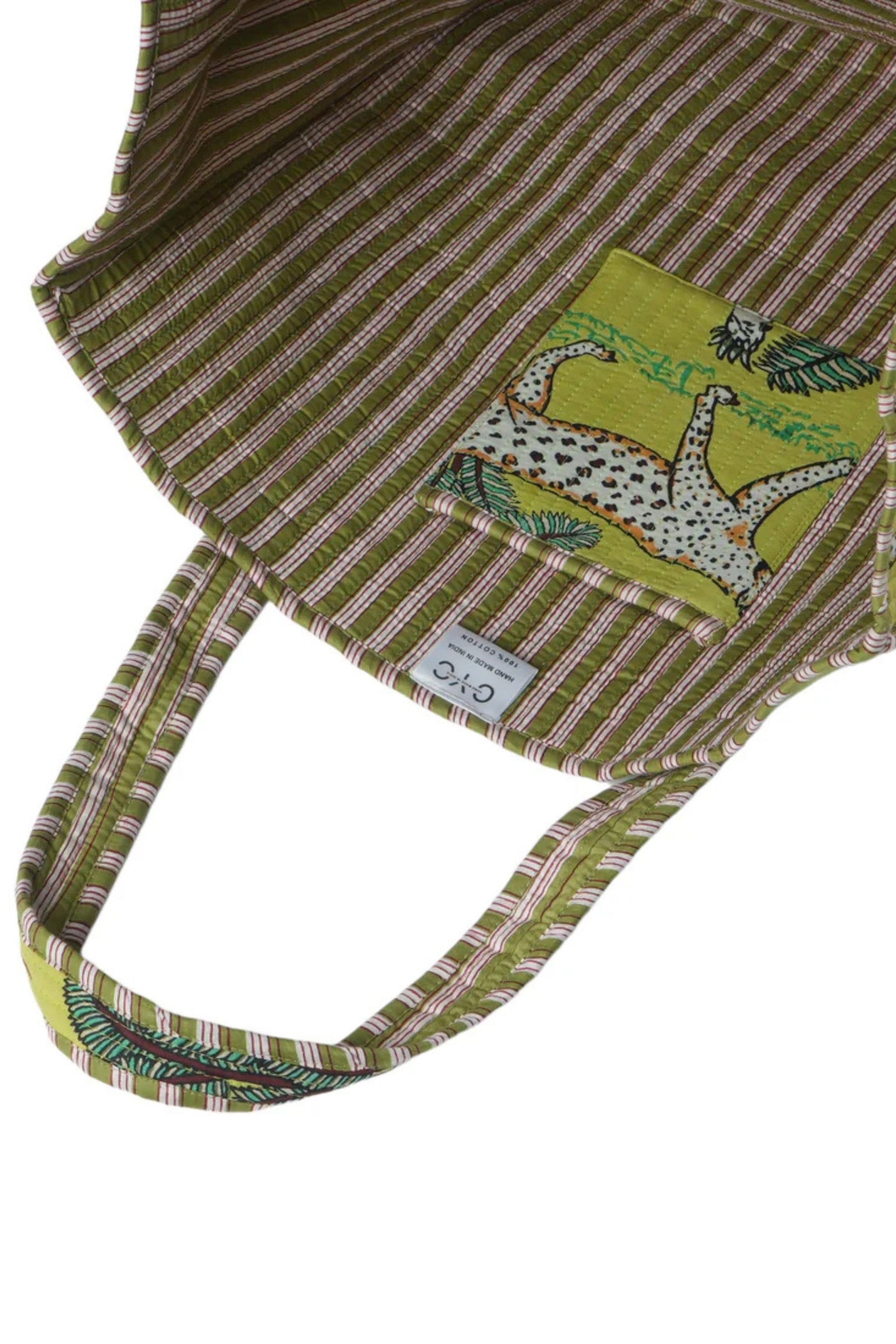 JUNGLE COTTON TOTE - CTJP000