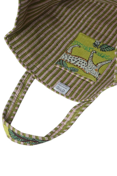 JUNGLE COTTON TOTE - CTJP000