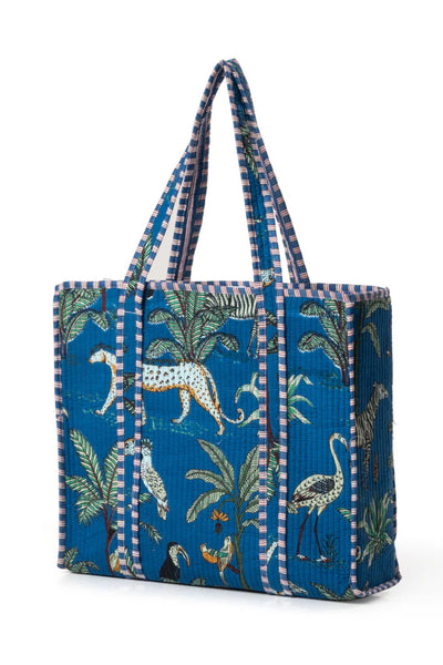 JUNGLE COTTON TOTE - CTJP000