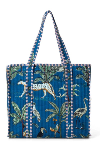 JUNGLE COTTON TOTE - CTJP000