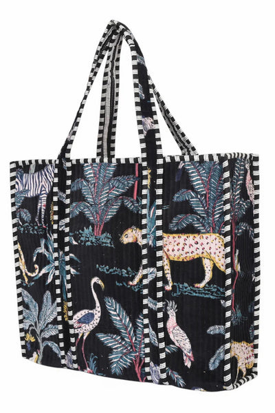 JUNGLE VELVET TOTE - VTJP000