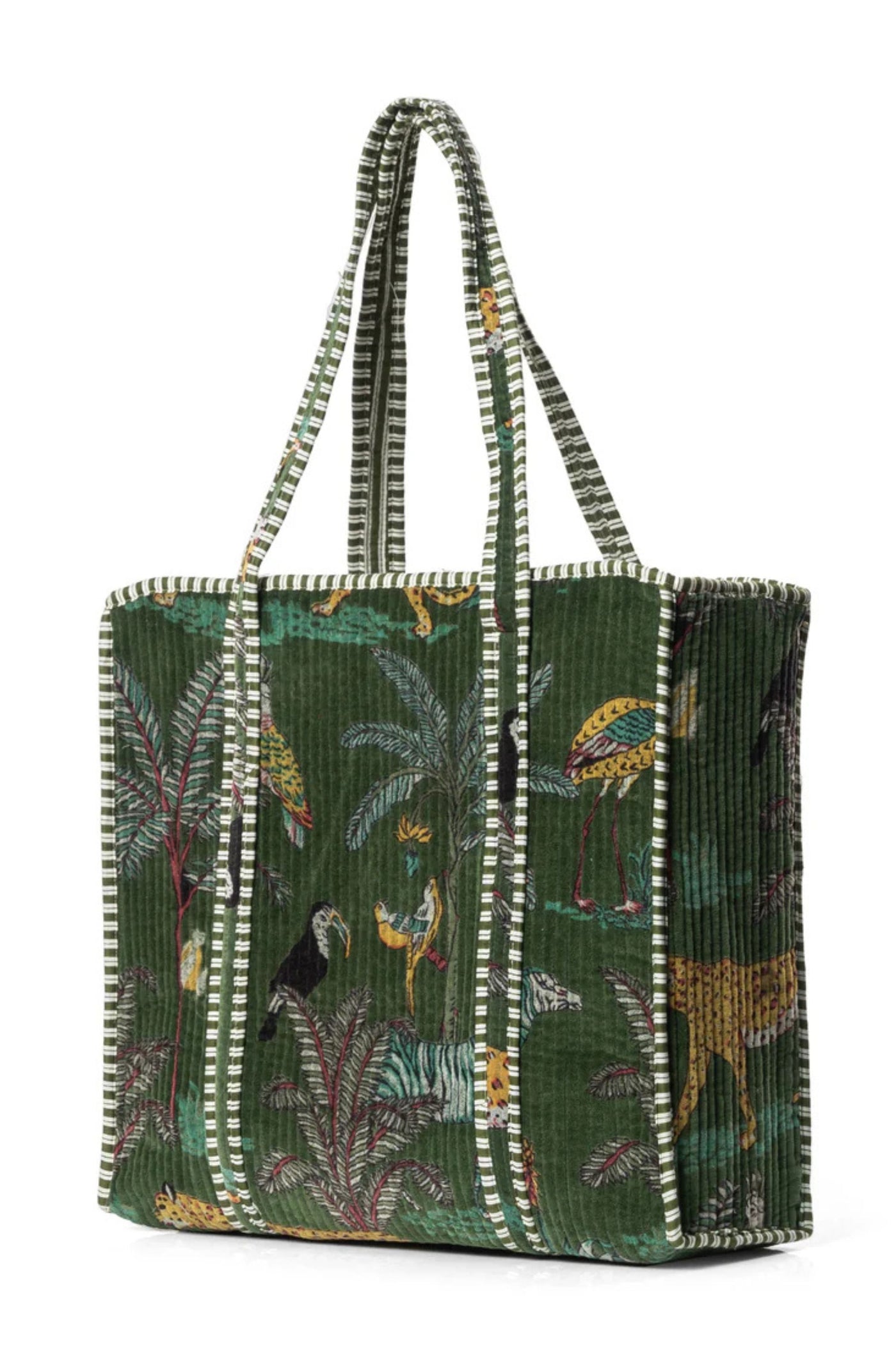 JUNGLE VELVET TOTE - VTJP000