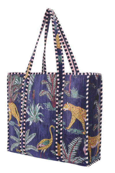 JUNGLE VELVET TOTE - VTJP000