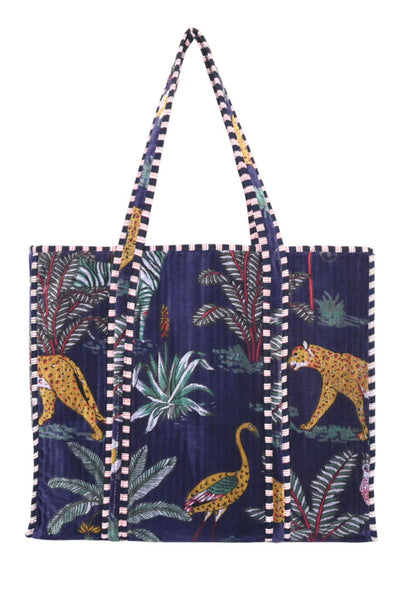 JUNGLE VELVET TOTE - VTJP000